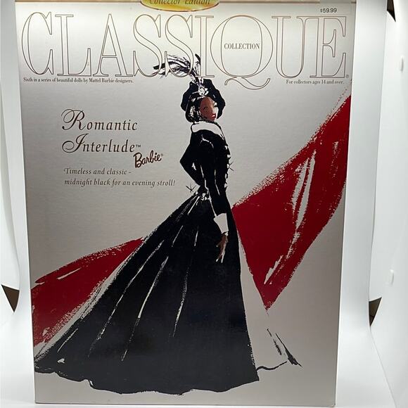 Mattel 1997 Romantic Interlude Barbie Classique Collection #17137 - Picture 7 of 9